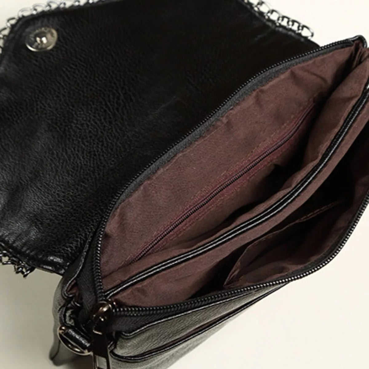 Crocodile Pattern Envelope Crossbody Bag