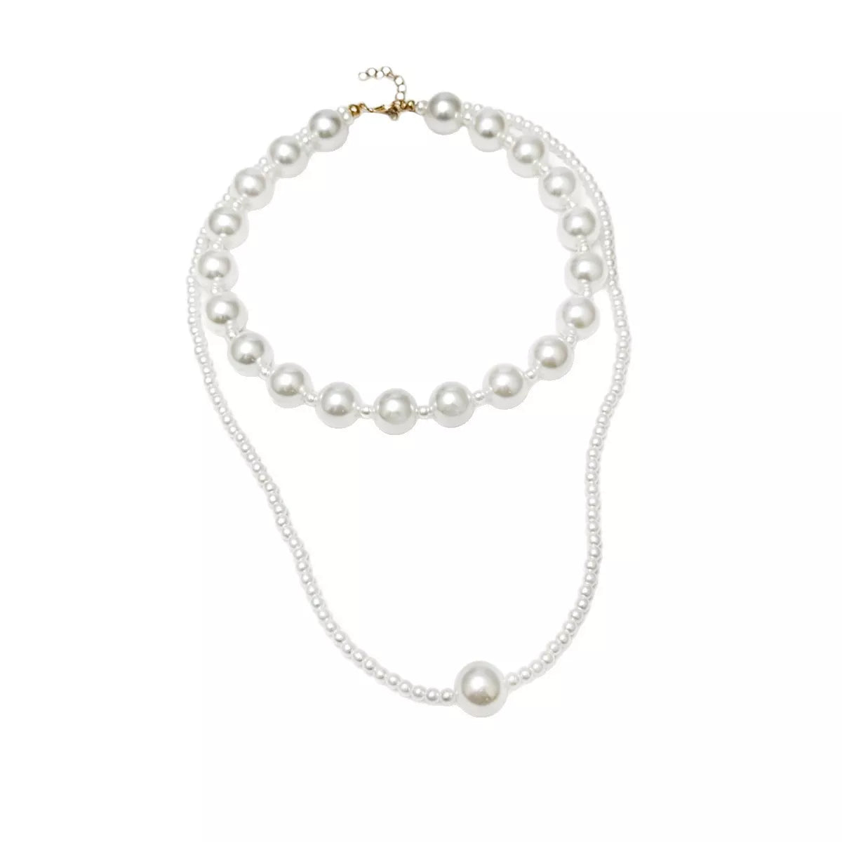 Elegant Double Layer Pearl Necklace - Lilixa.store