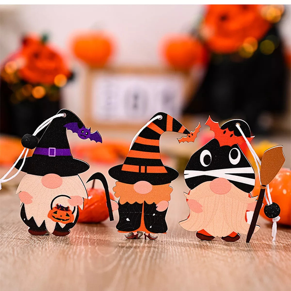 Halloween Gnome Hanging Ornaments Set - Lilixa.store