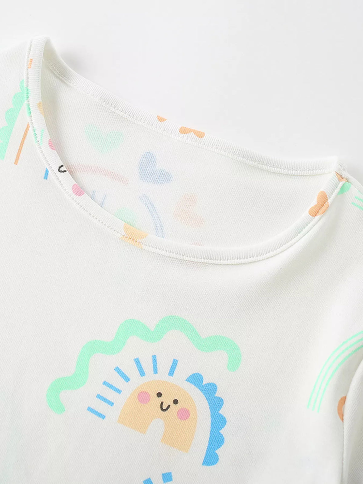 Children's Rainbow Print Short Sleeve T-Shirt - Lilixa.store