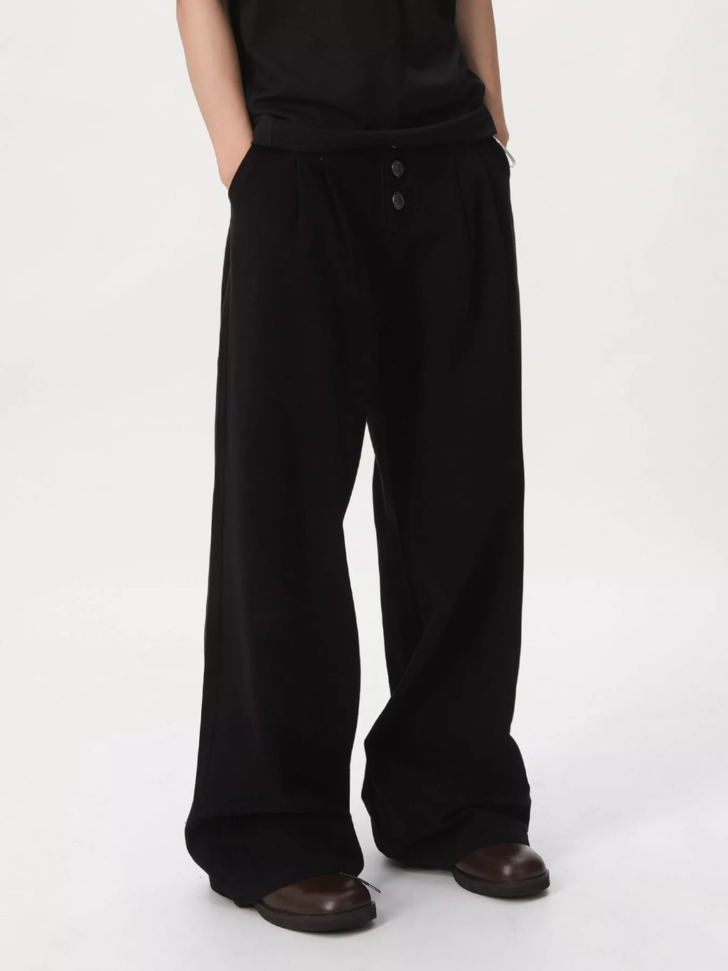 Men's Button-Fly Wide Leg Jeans - Lilixa.store