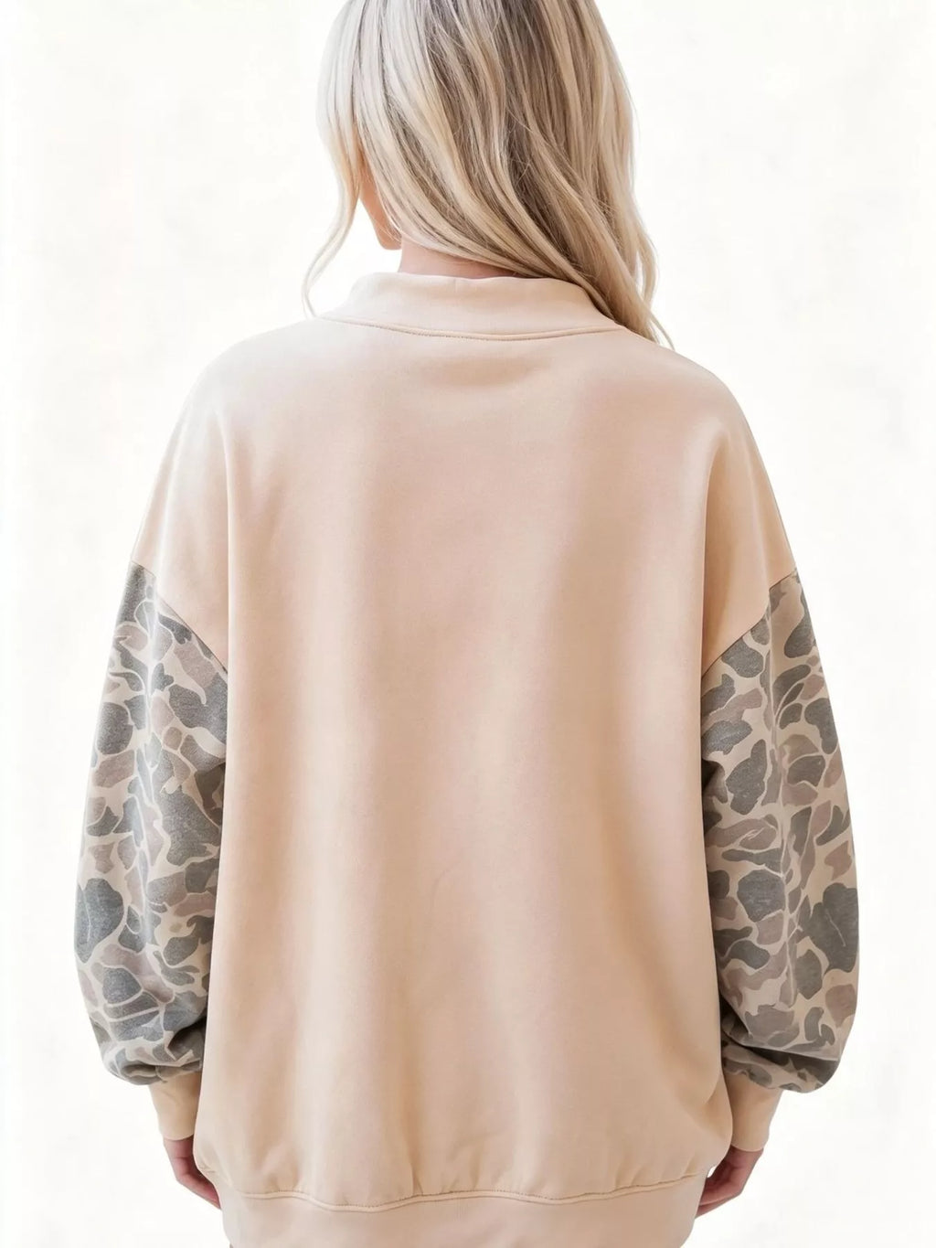 Camouflage Long Sleeve Sweatshirt - Lilixa.store
