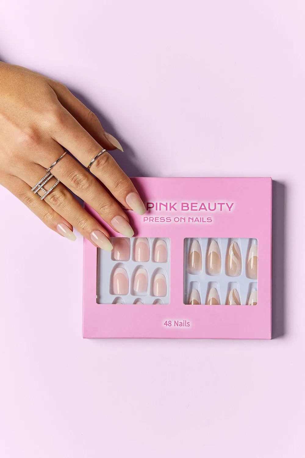 SO PINK BEAUTY Press On Nails 2 Packs - Lilixa.store