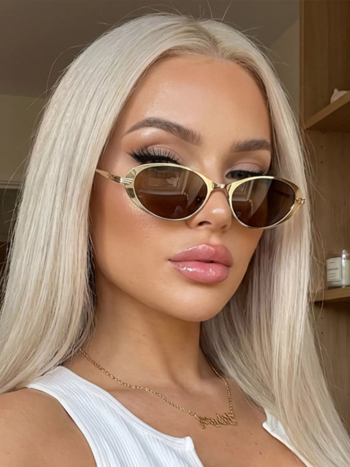 Vintage Oval Retro Sunglasses - Lilixa.store