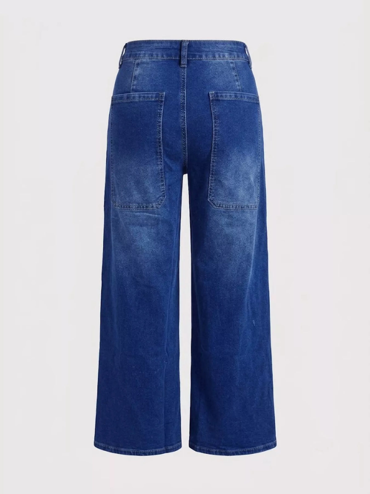 High-Waisted Wide Leg Jeans