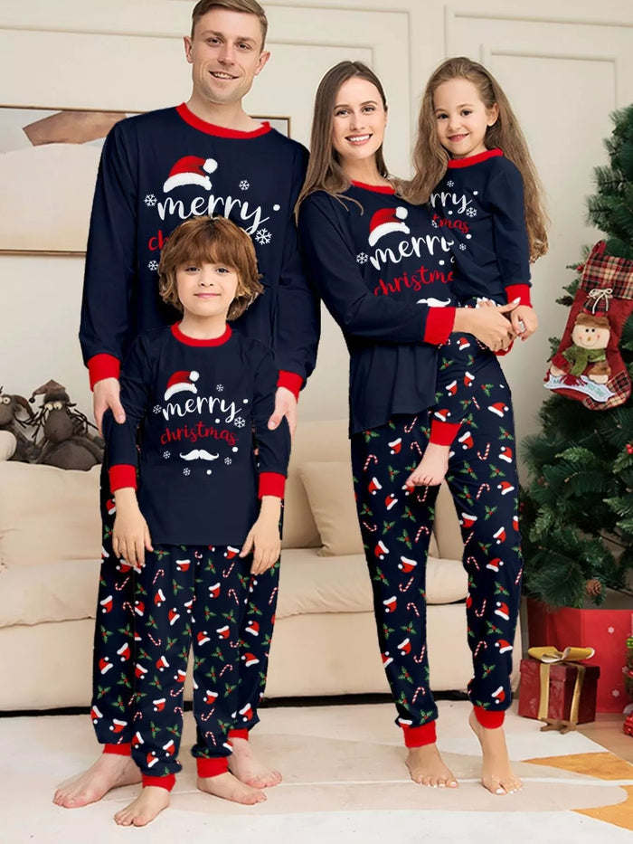 Full Size Family Matching Christmas Pajama Set Plus Size - Lilixa.store