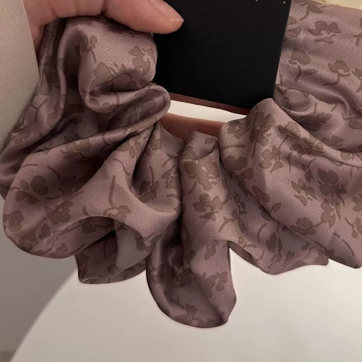 3-Piece Floral Print Hair Scrunchies Set