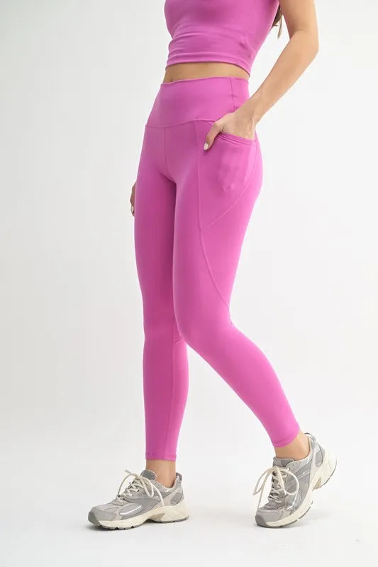 MONO B Venice Cloud Light Sculpt High-Waisted Leggings - Lilixa.store