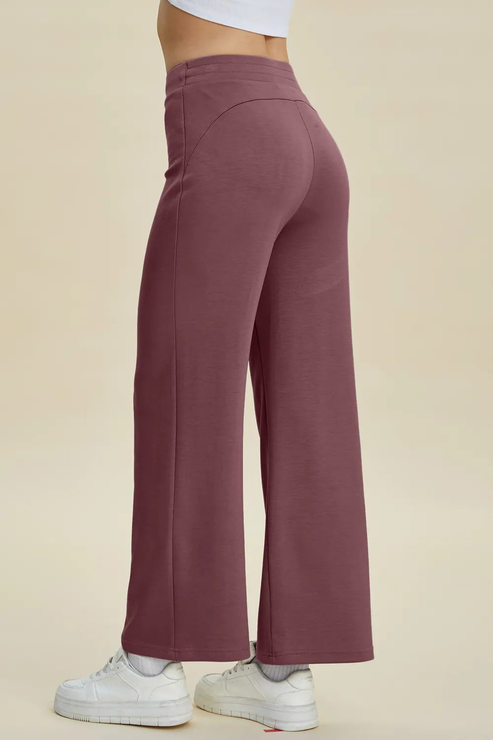 Basic Bae Full Size Air Scuba Drawstring Wide Leg Pants, view 9