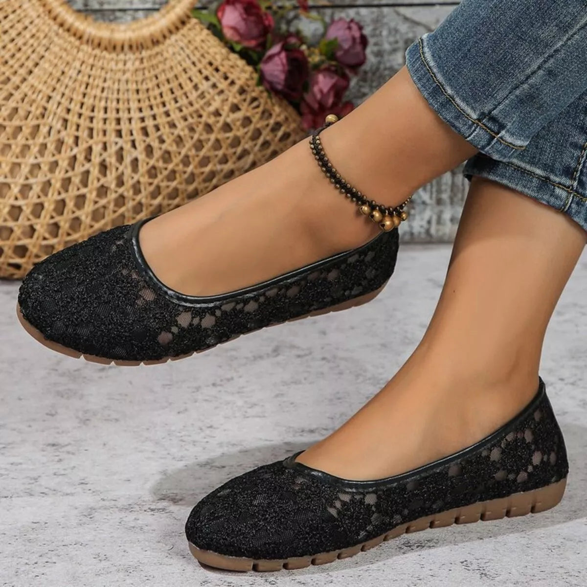 Round Toe Slip-Ons - Lilixa.store