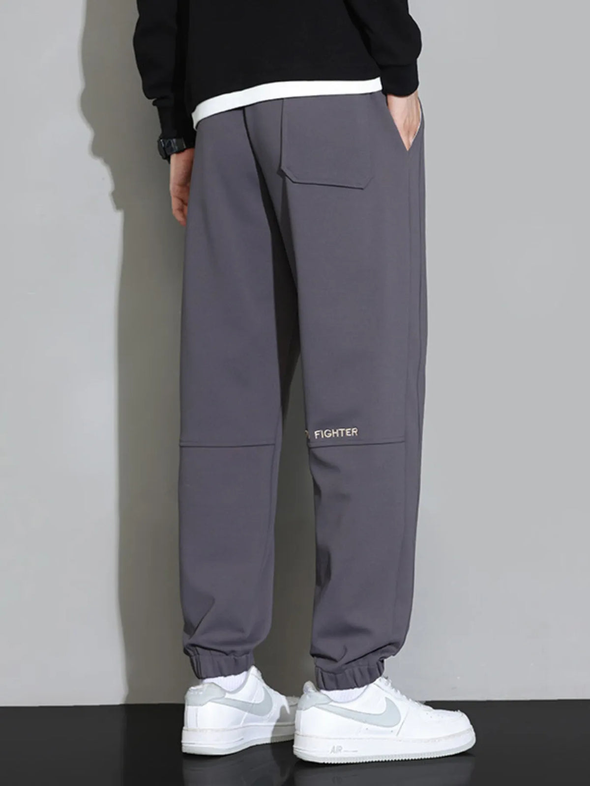 Men's Plus Size Casual Jogger Pants with Drawstring, view 4