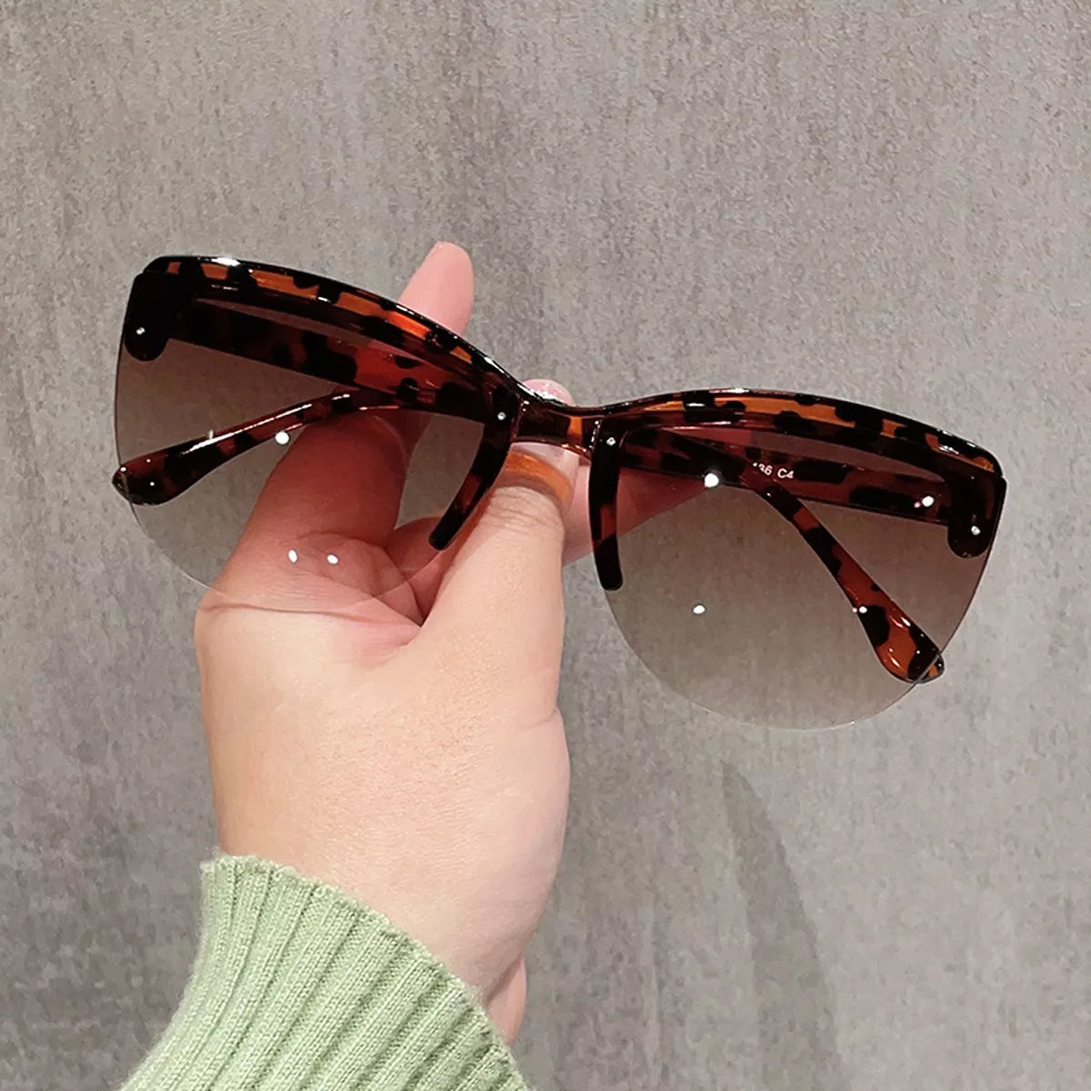 UV Protection Half-Rim Sunglasses - Lilixa.store