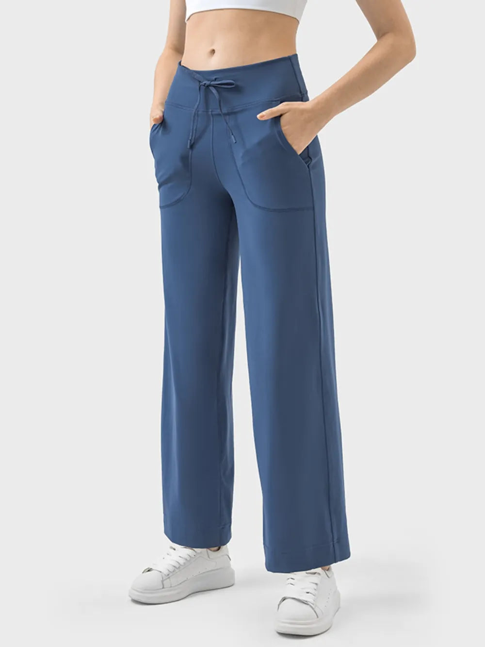 Millennia Drawstring Active Pants with Pockets - Lilixa.store