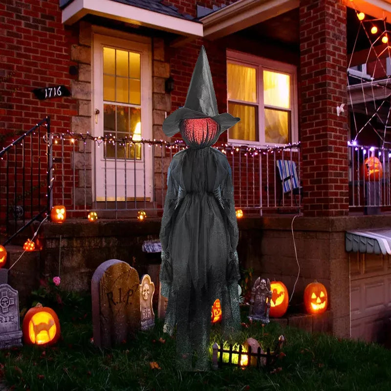 Halloween Glowing Head Witch - Lilixa.store