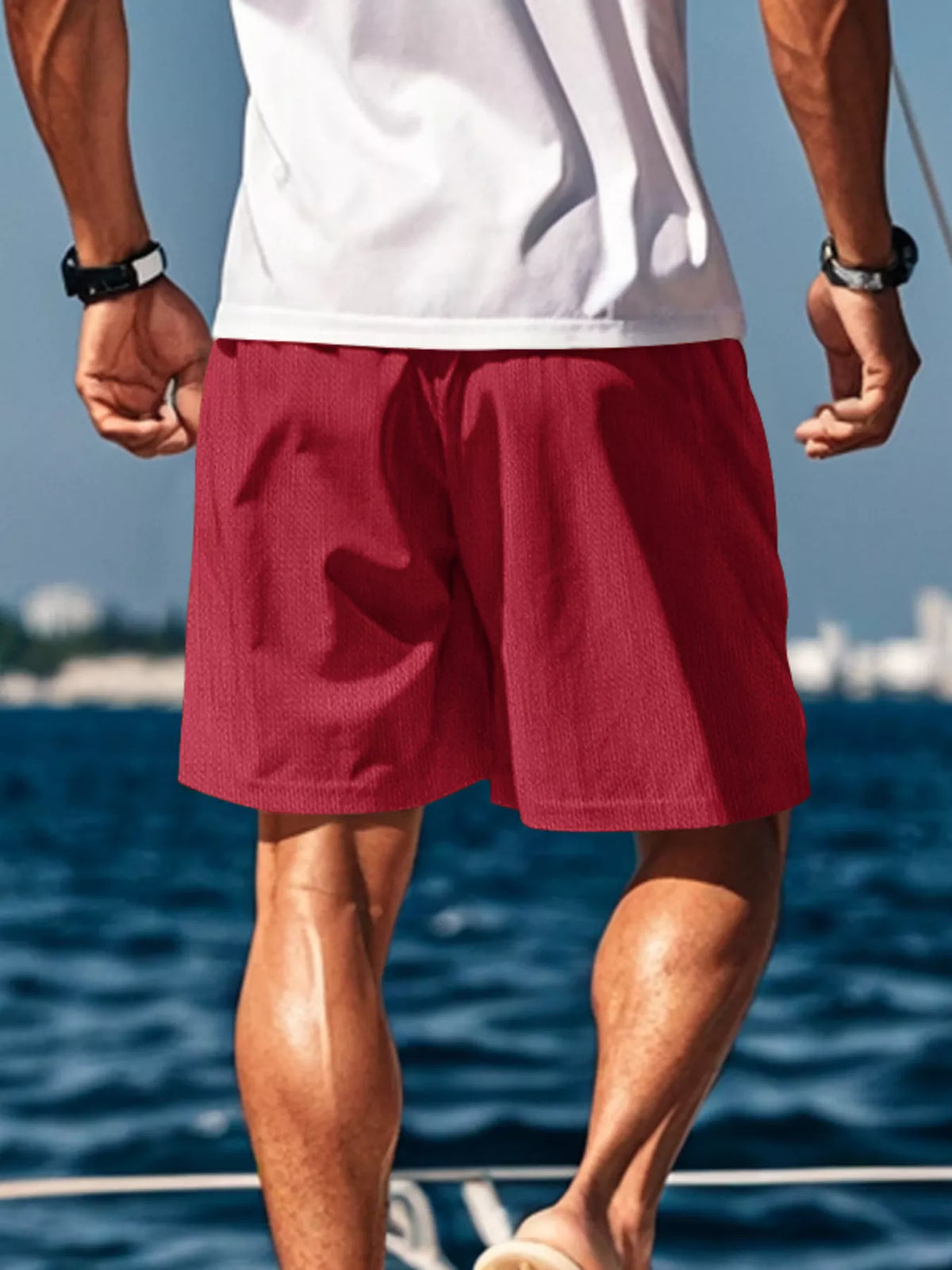 Men's Drawstring Causal Shorts - Lilixa.store