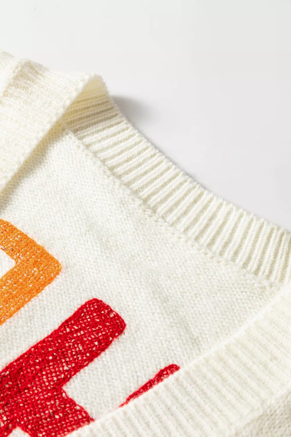 'HO HO HO' Button Up Knit Cardigan - Lilixa.store