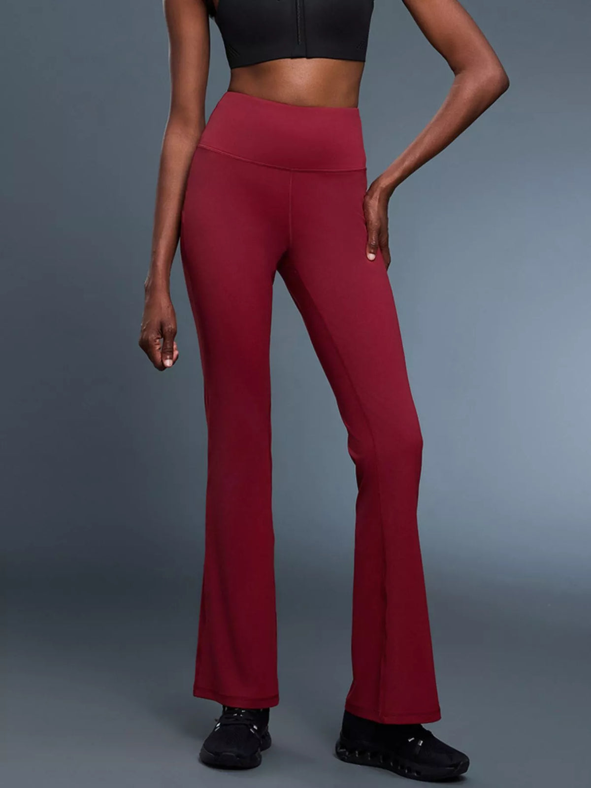 High-Waisted Flare Active Pants - Lilixa.store