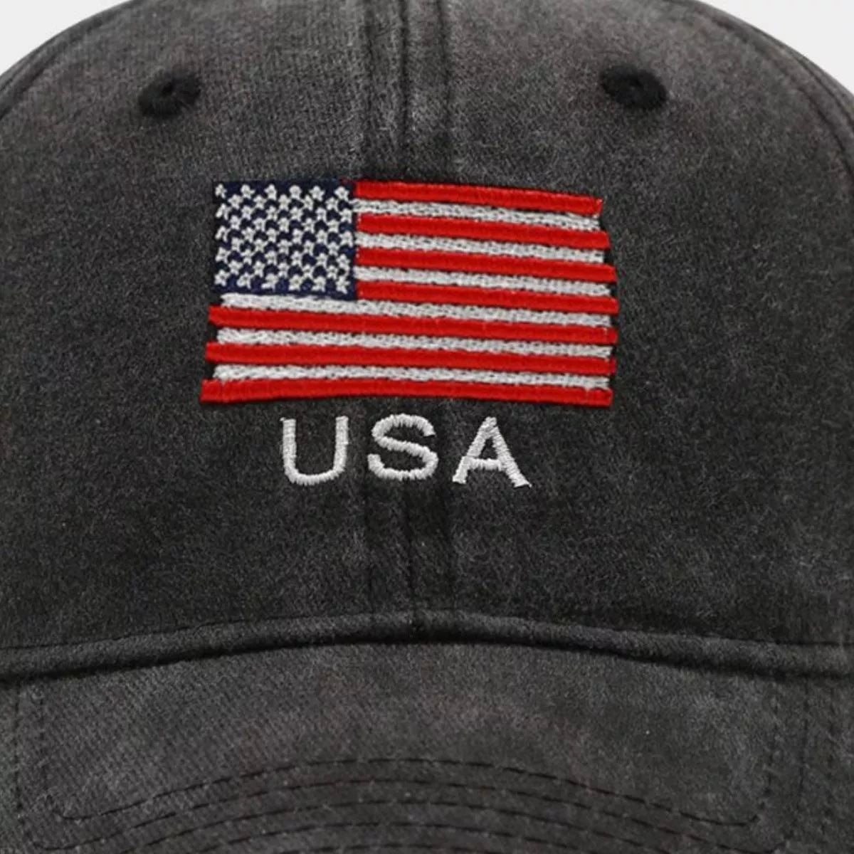 USA Flag Embroidered Baseball Cap - Lilixa.store