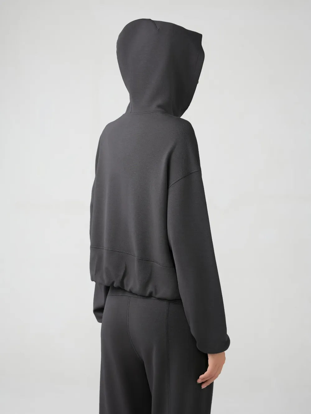 Millennia Zip Up Dropped Shouder Active Hooded - Lilixa.store