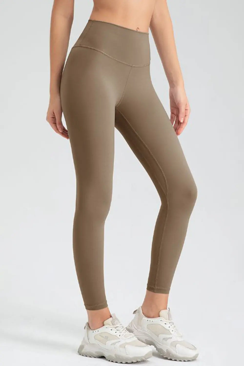 Wide Waistband Slim Fit Active Leggings - Lilixa.store