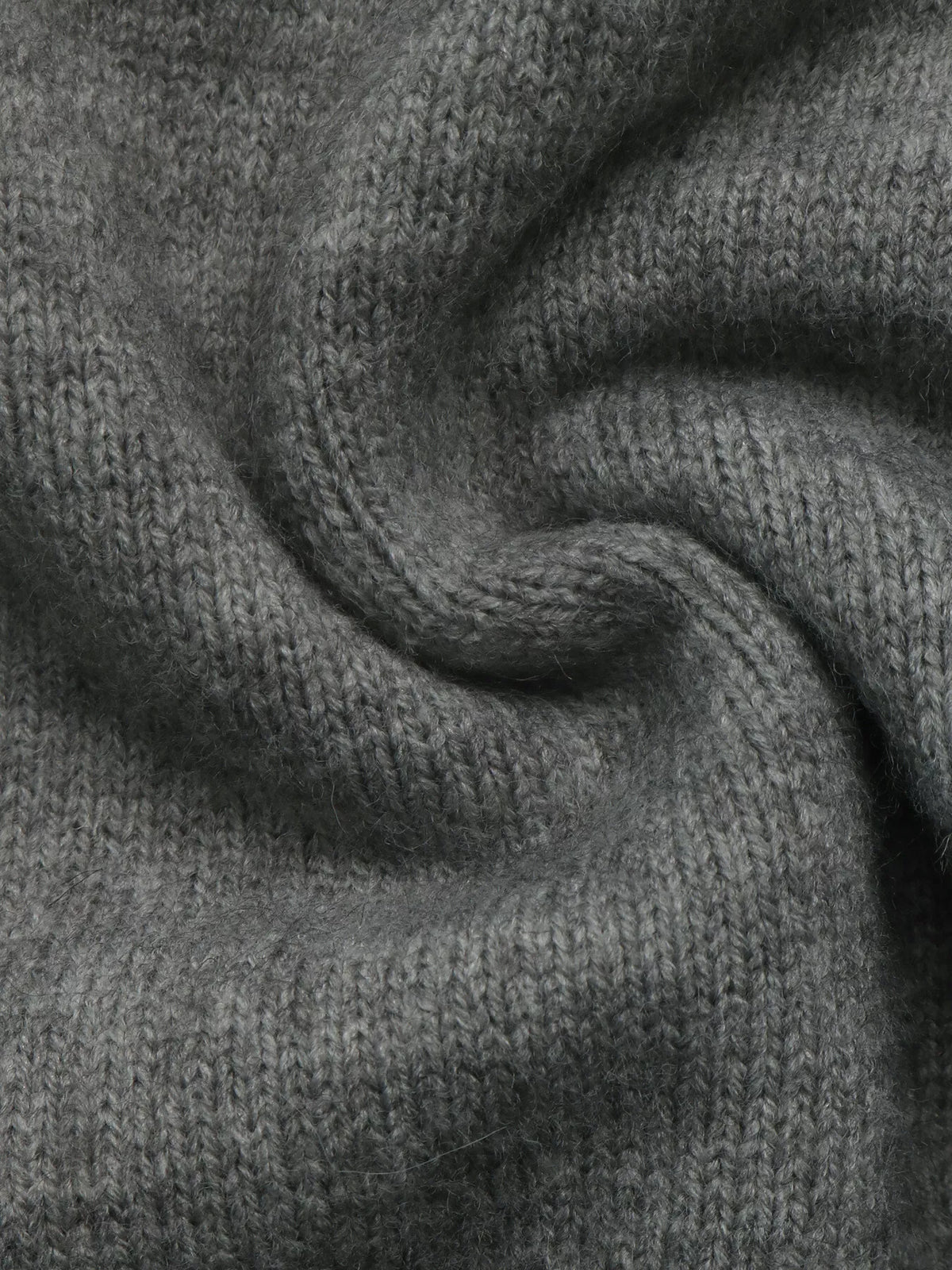 Star-Patterned Dropped Shoulder Sweater in Gray, view 10