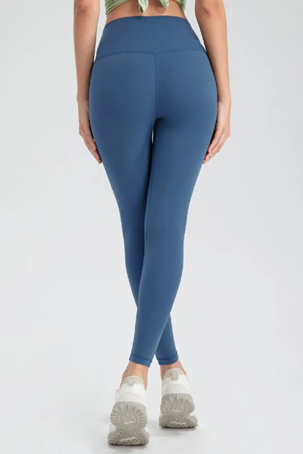 Wide Waistband Slim Fit Active Leggings - Lilixa.store