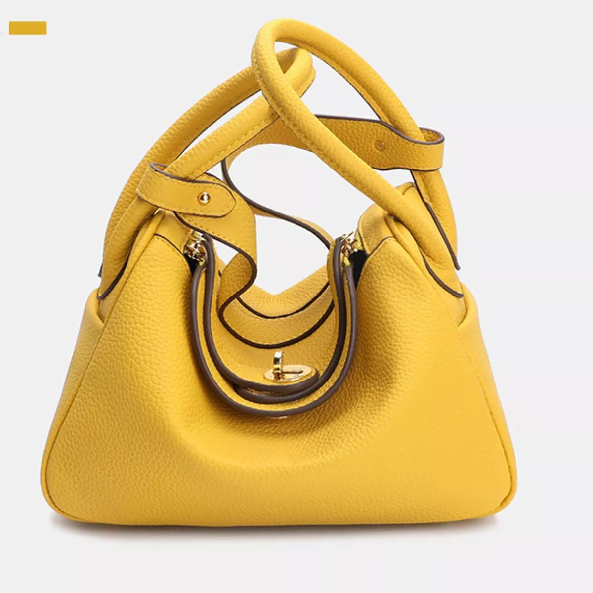 Textured PU Leather Handbag