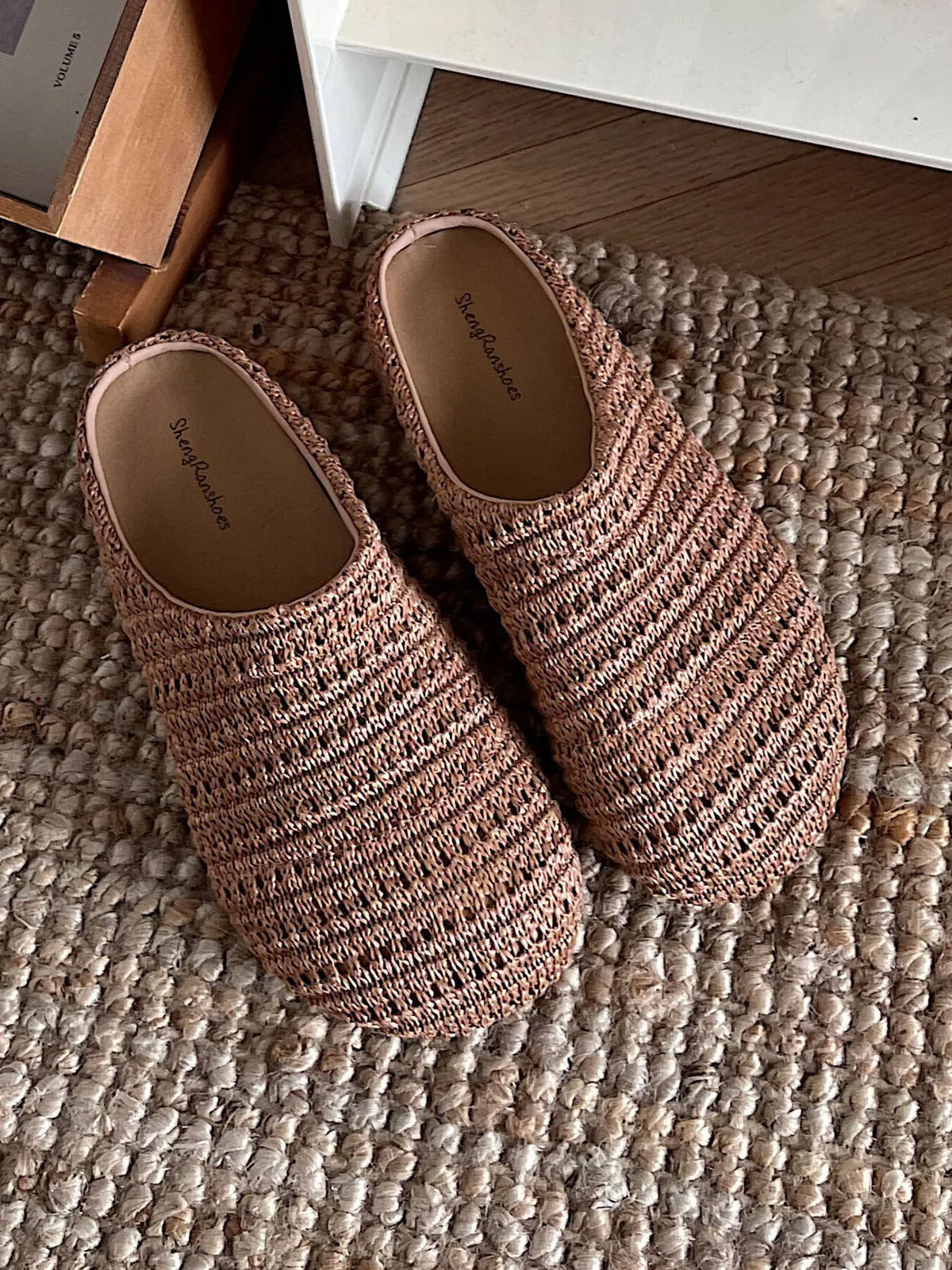 Knitted Round Toe Slip-Ons, view 8