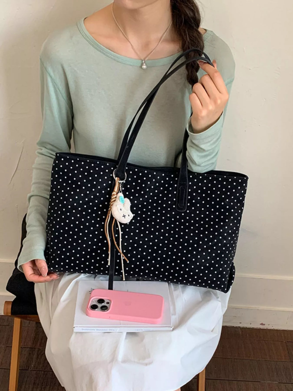 Polka Dot Shoulder Bag - Lilixa.store