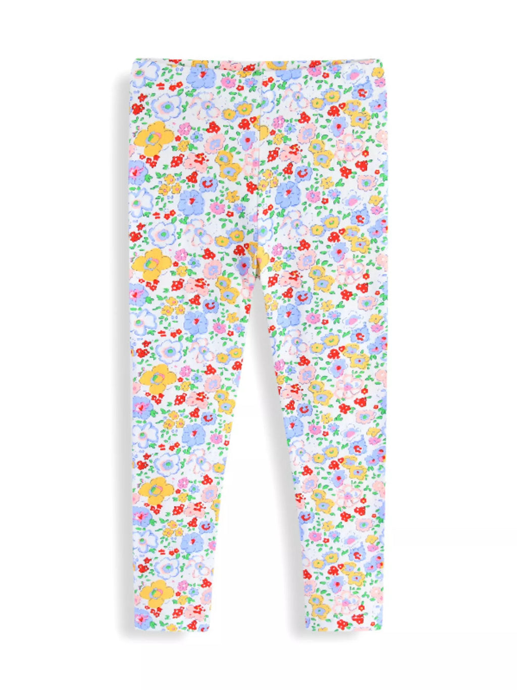 Children's Floral Print Stretch Leggings - Lilixa.store