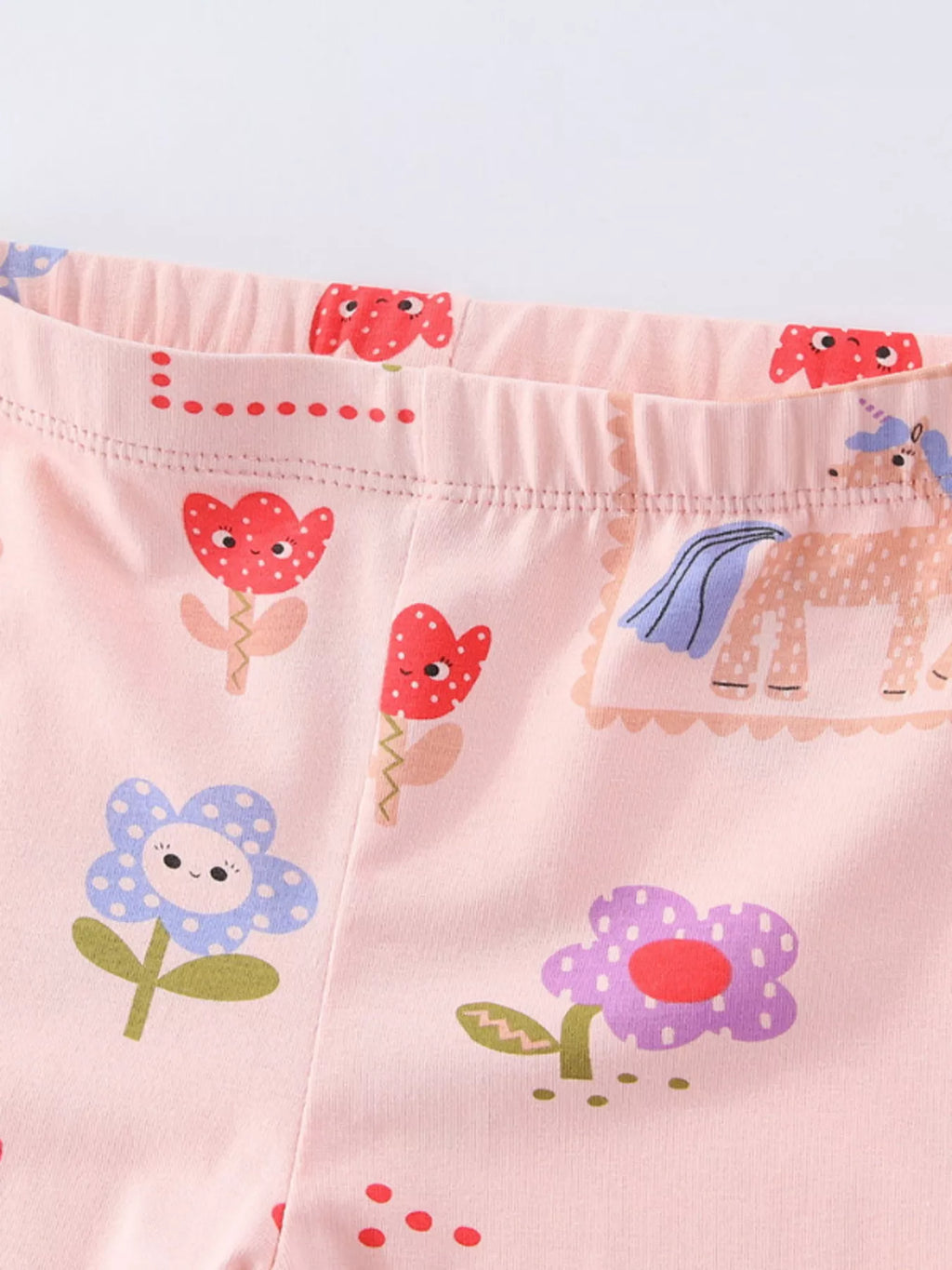 Children's Unicorn & Floral Print Leggings - Lilixa.store