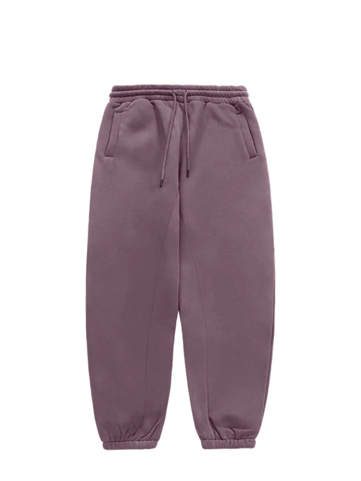 Men's Drawstring Loose Fit Joggers in Haze Purple