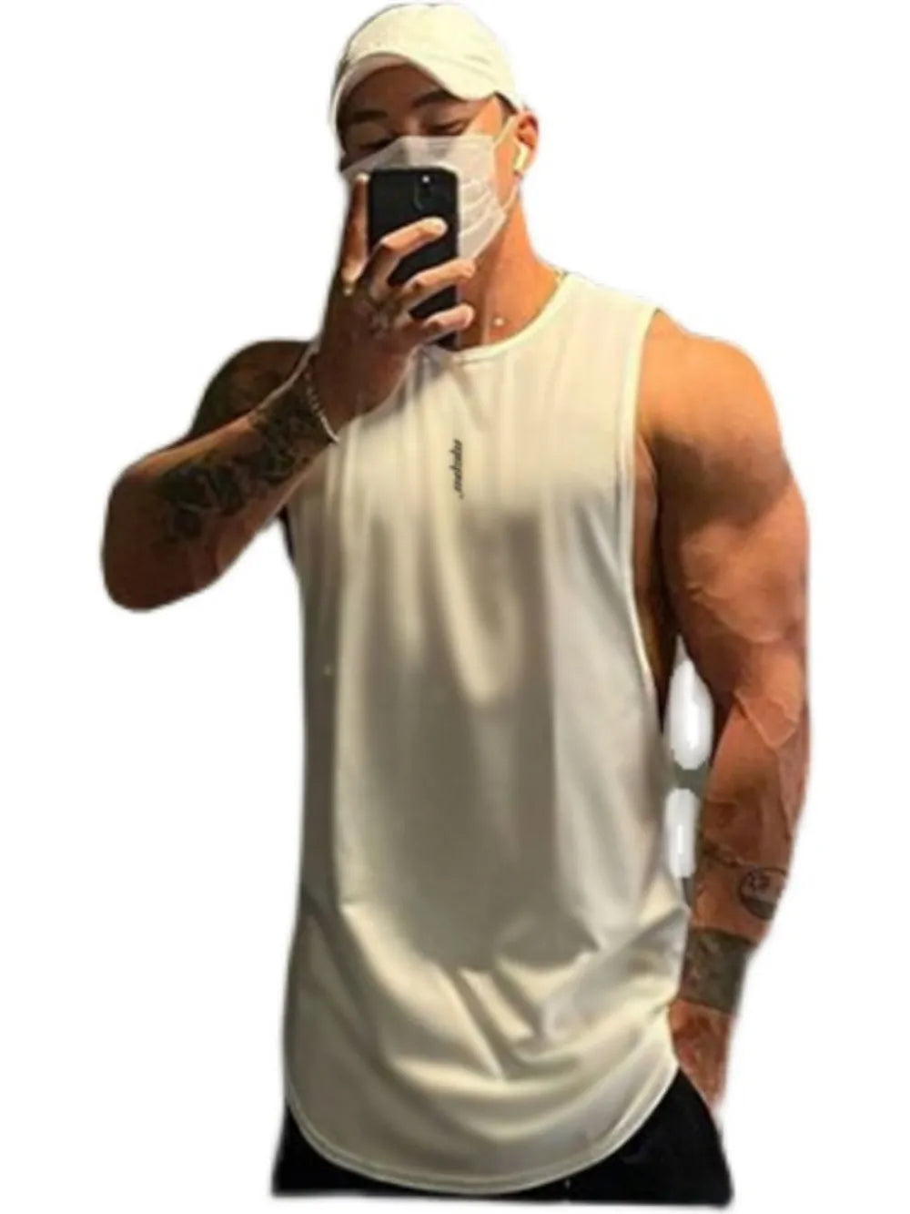 Men's Plus Size Round Neck Tank - Lilixa.store