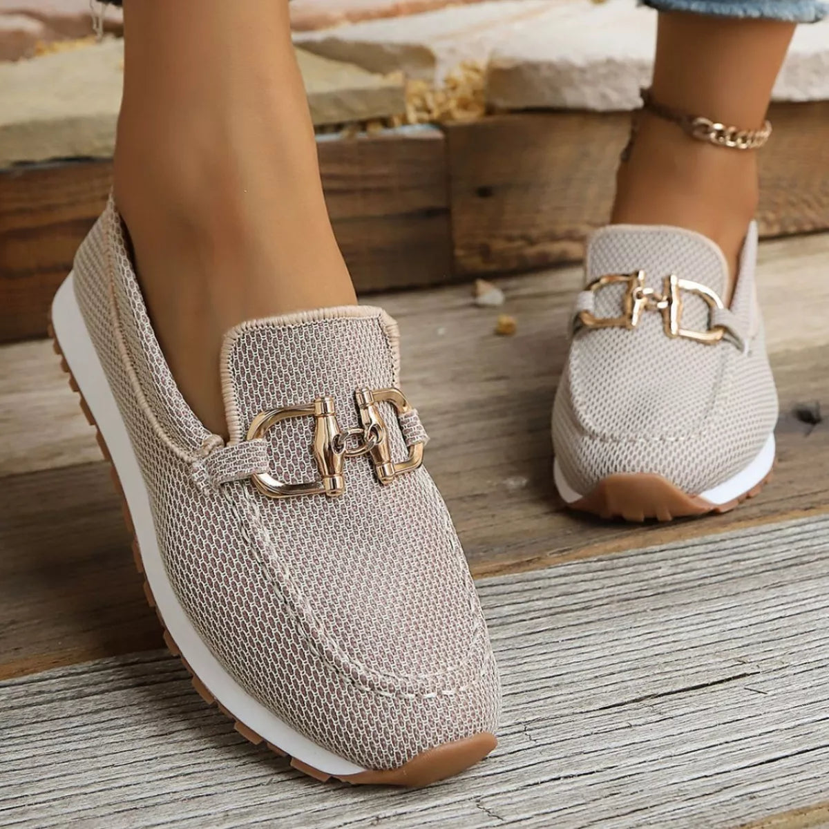 Round Toe Slip-Ons - Lilixa.store