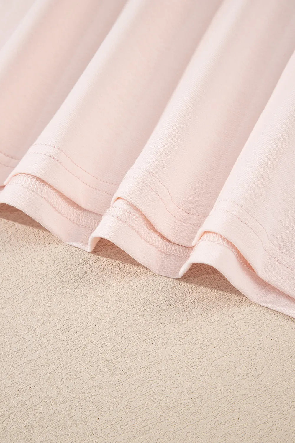 Paisley Print Plaid Long Sleeve Oversized Top in Blush Pink, view 10