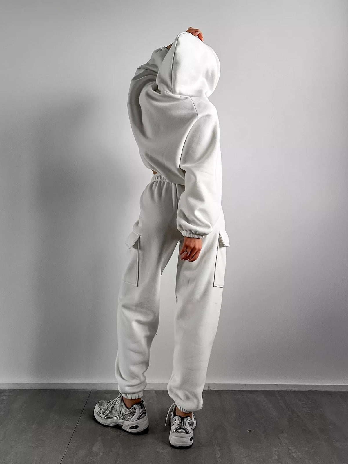 Kangaroo Pocket Hoodie and Joggers Set - Lilixa.store