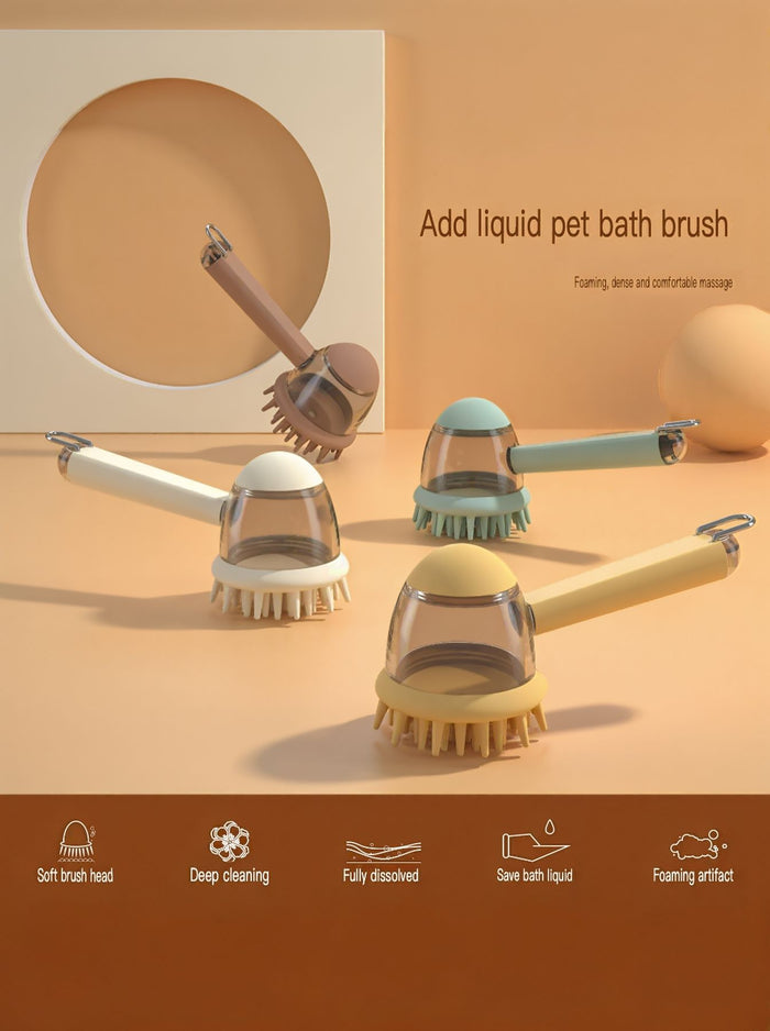 Add Liquid Pet Bath Brush - Lilixa.store