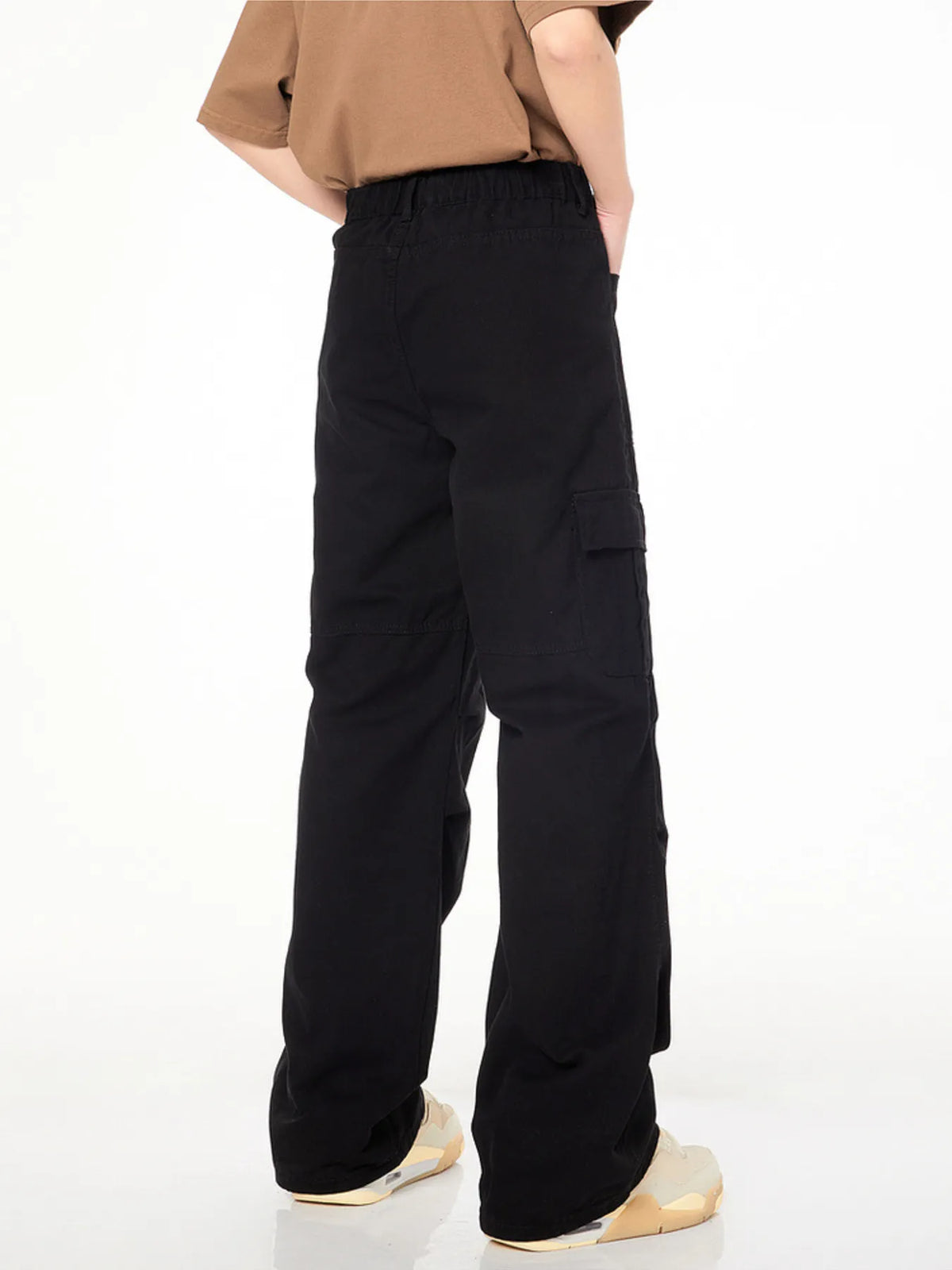 Men's Full Size Loose Fit Cargo Pants Plus Size, view 4