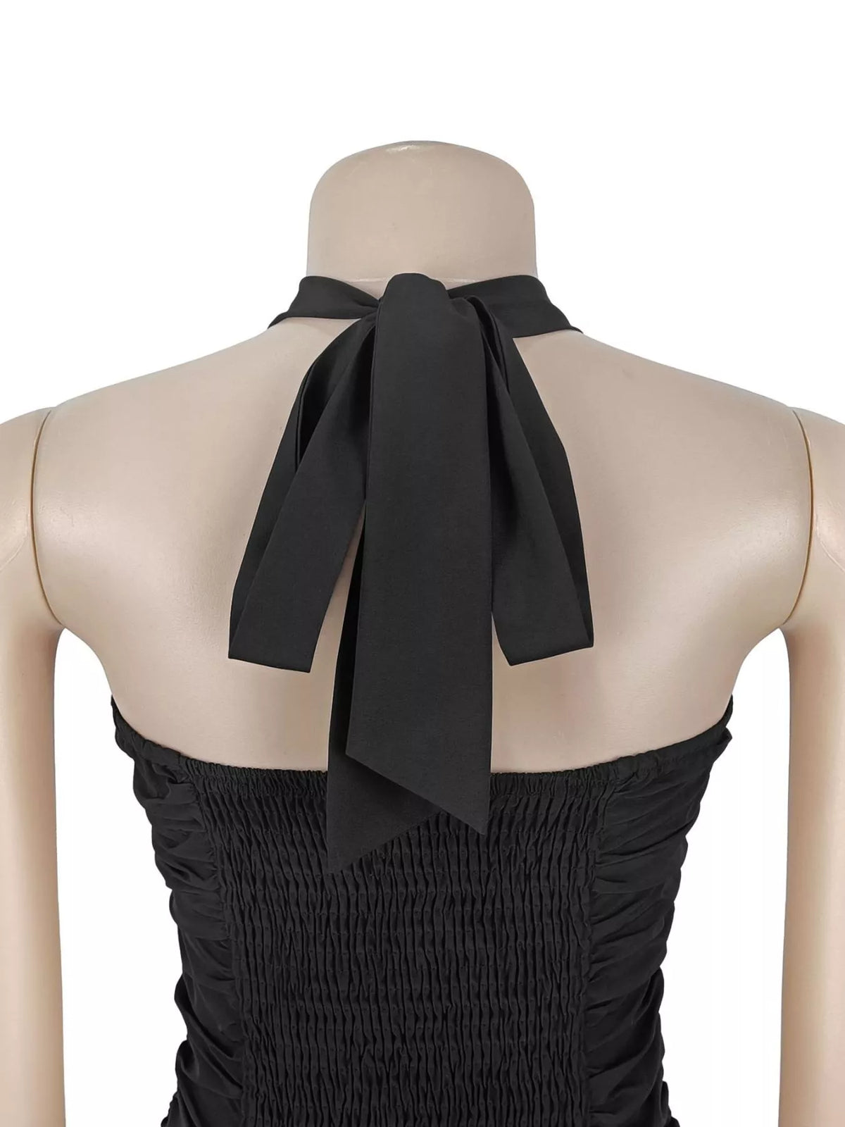 Halter Neck Cut-Out Maxi Dress with Front Slit - Lilixa.store