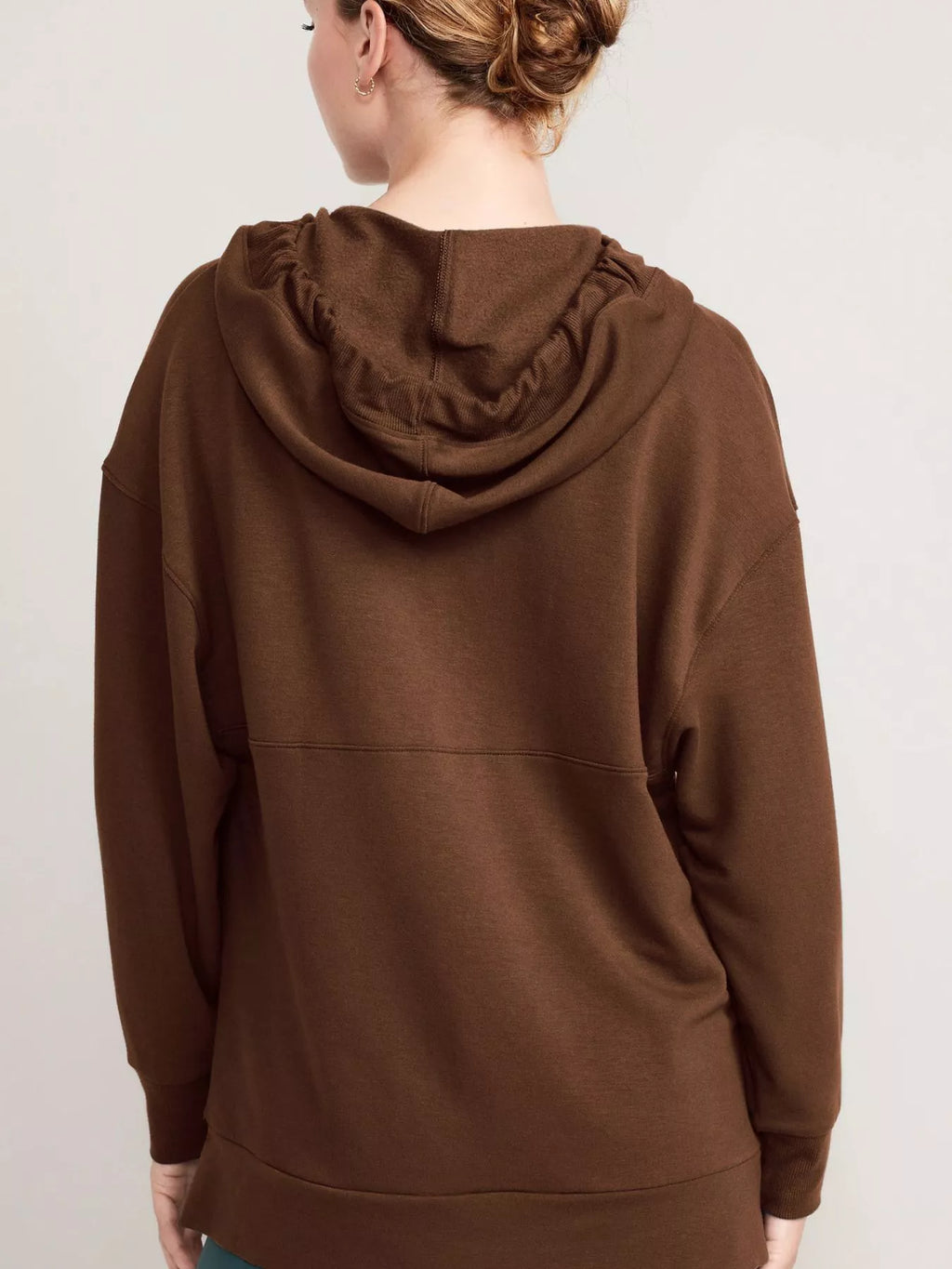 Drawstring Kangaroo Pocket Long Sleeve Hoodie - Lilixa.store