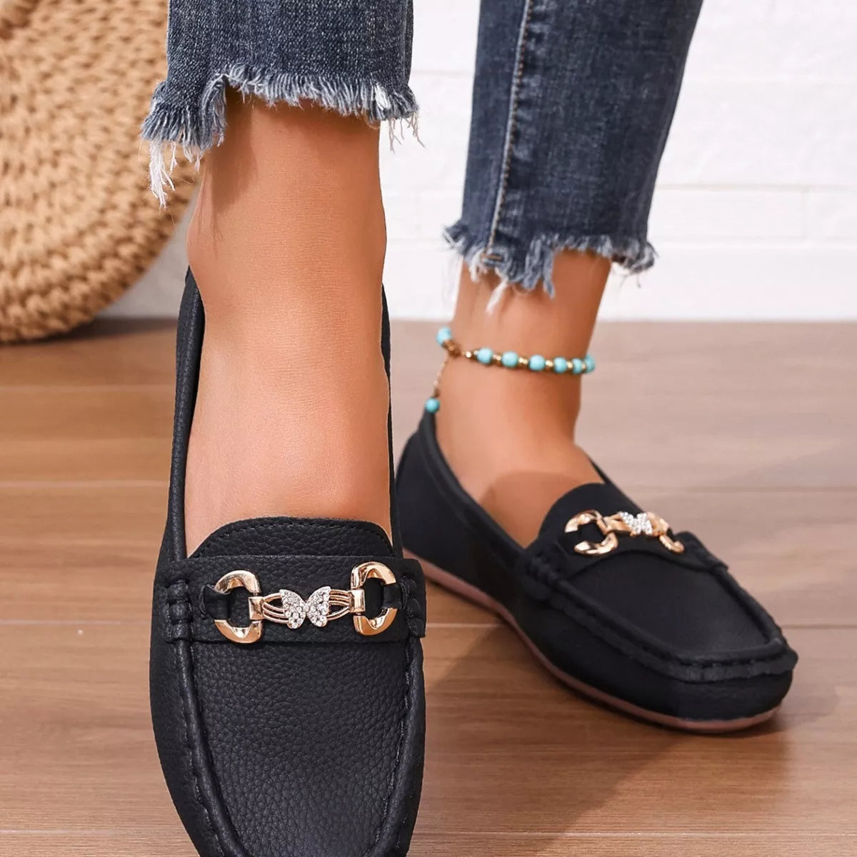Round Toe Slip-Ons - Lilixa.store