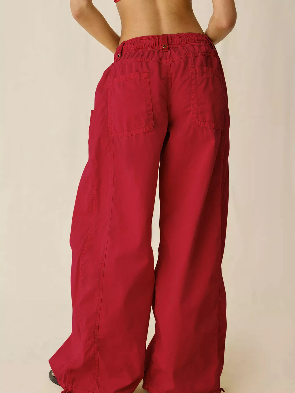 High-Waisted Cargo Wide-Leg Pants - Lilixa.store