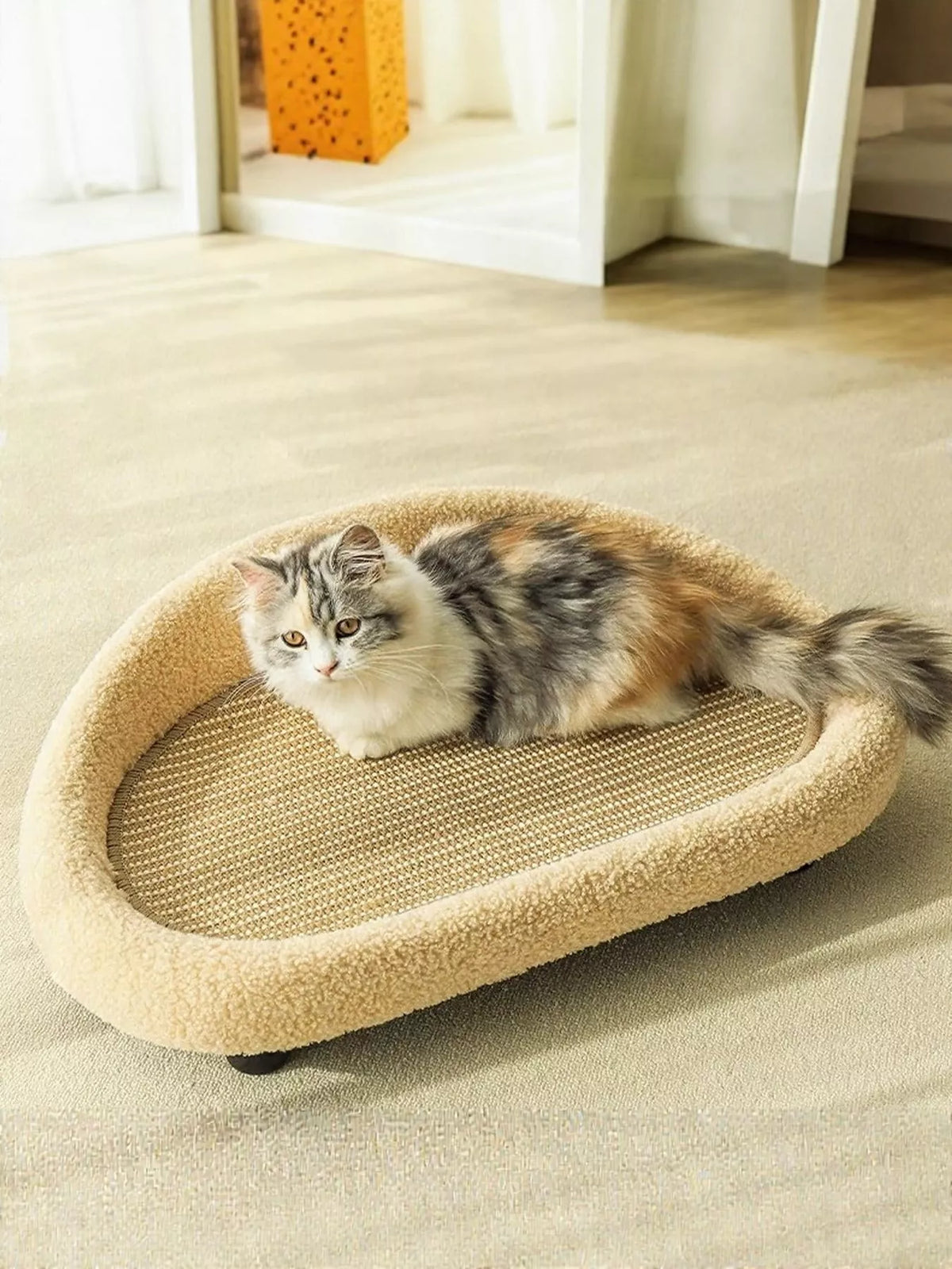 Soft Cat Scratching Post Bed - Lilixa.store