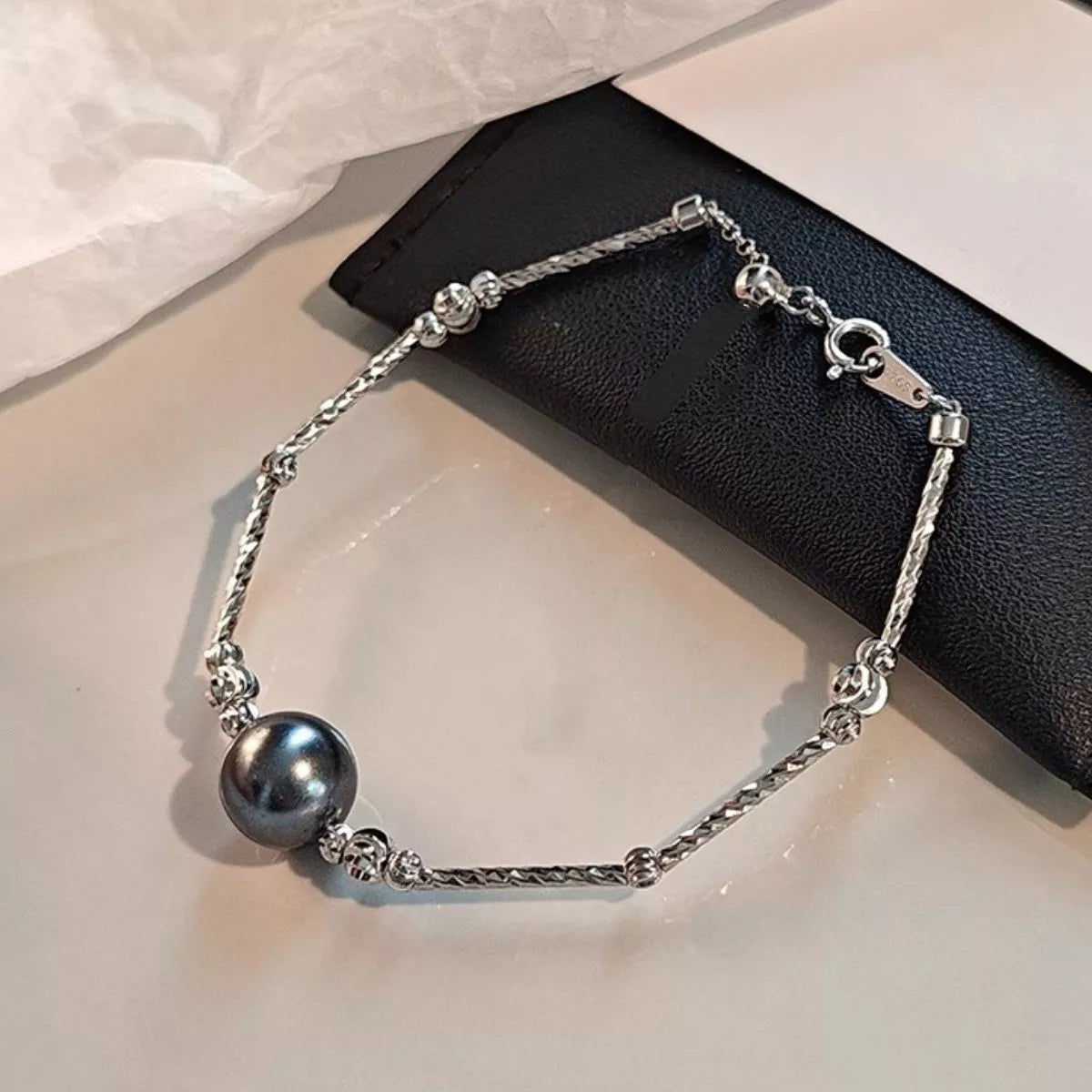 Pearl Accent Chain Bracelet - Lilixa.store