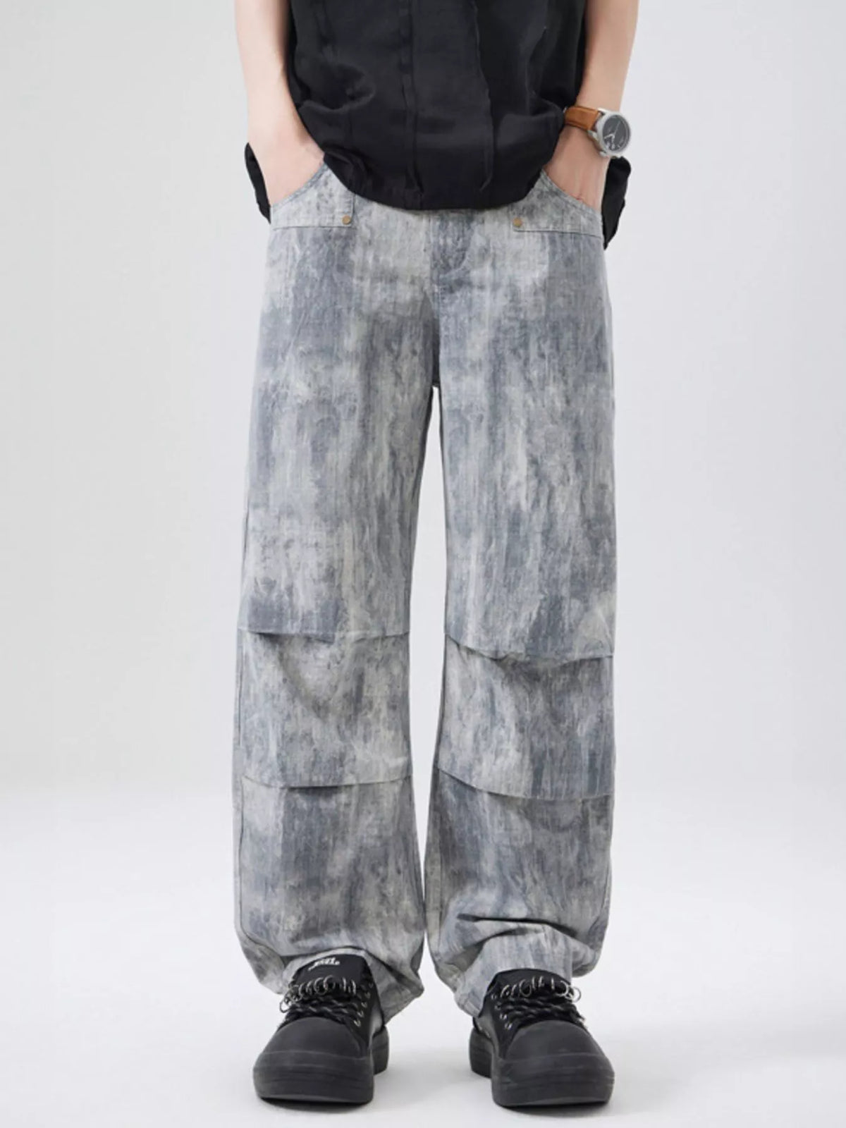 Men's Wide Leg Pants, view 2