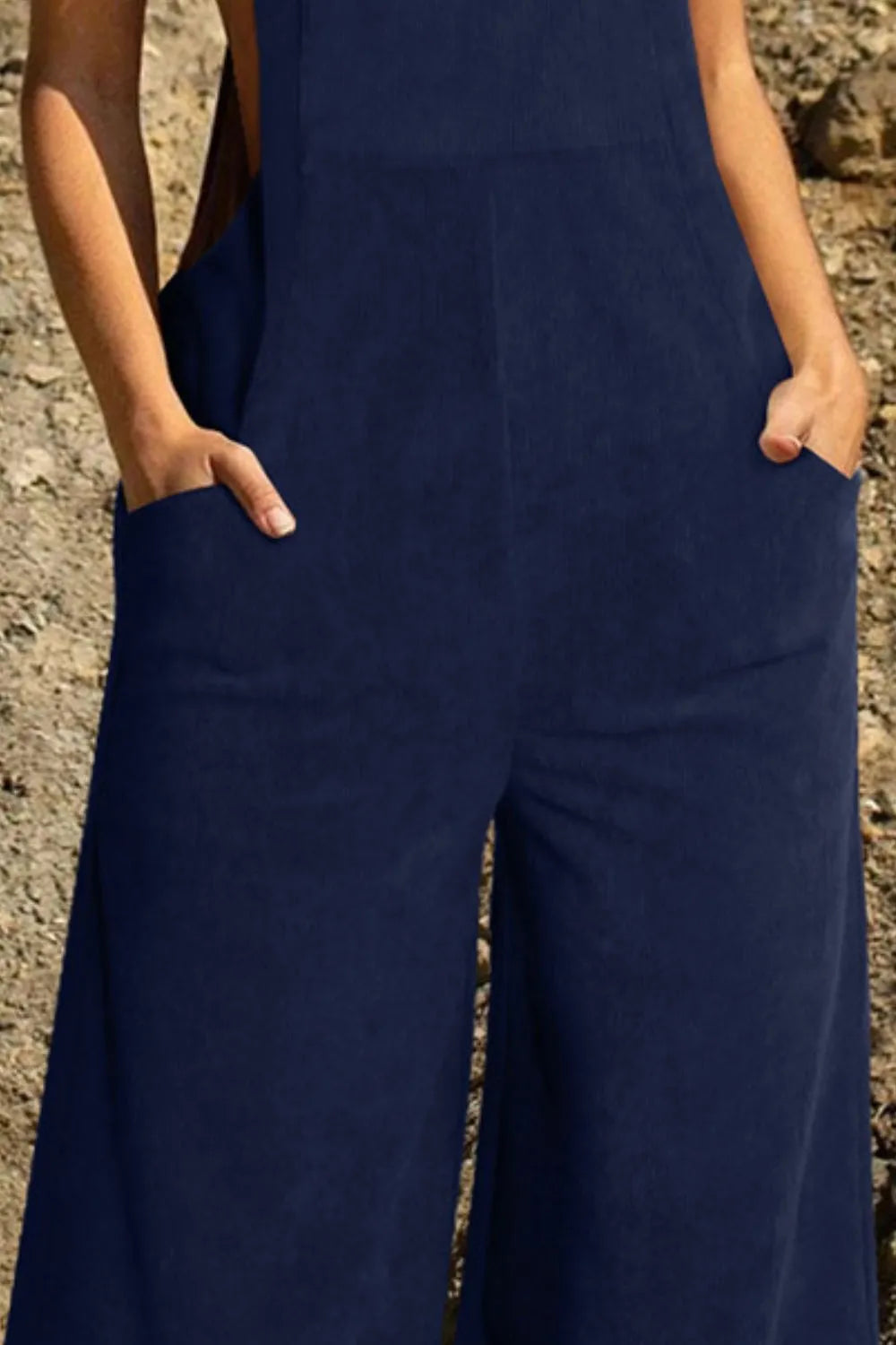 Pocketed Wide Leg Overall - Lilixa.store