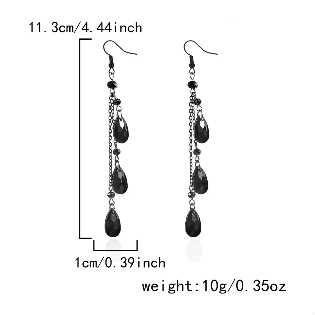 Halloween Teardrop Chain Dangle Earrings - Lilixa.store