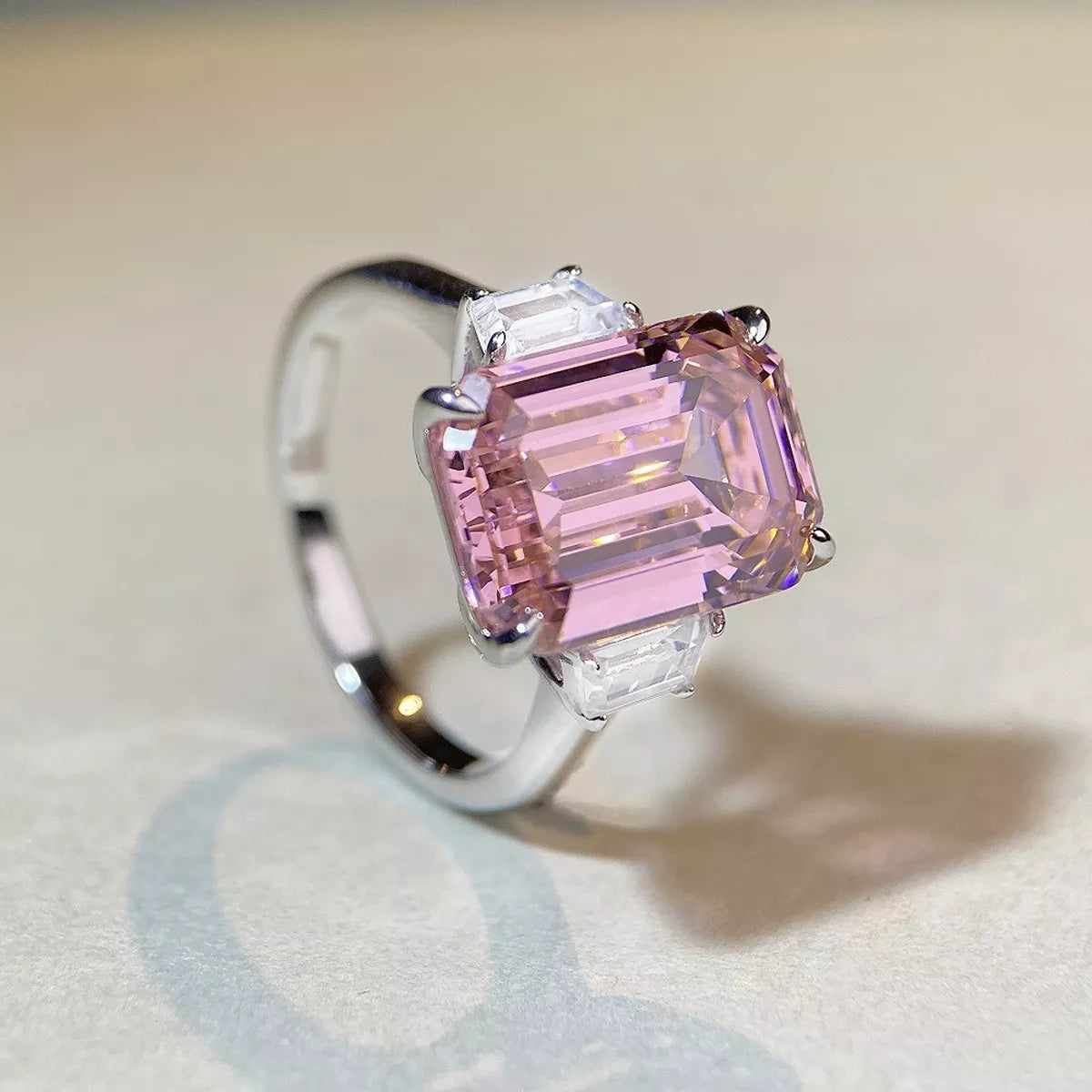 925 Sterling Silver Geometric Ring