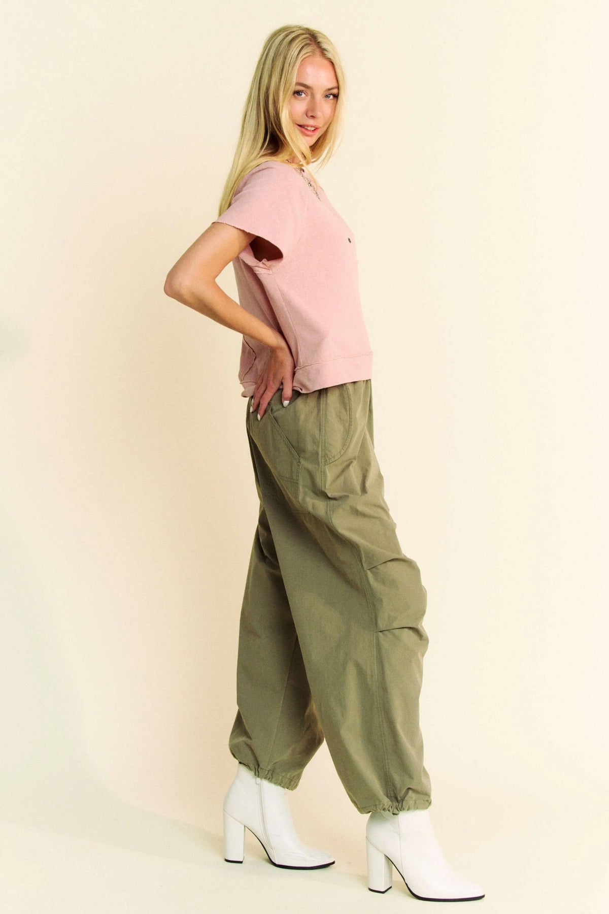 Davi & Dani Breezy Knit Fabric Short Sleeve T-shirt Top - Lilixa.store