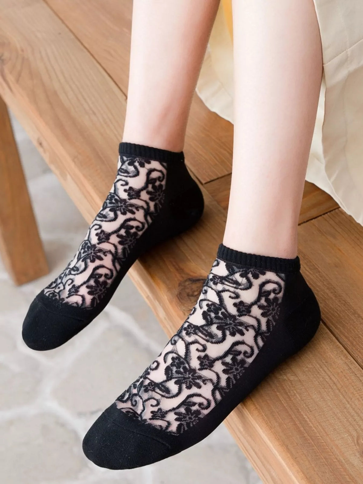 Lace Ankle Socks - Lilixa.store